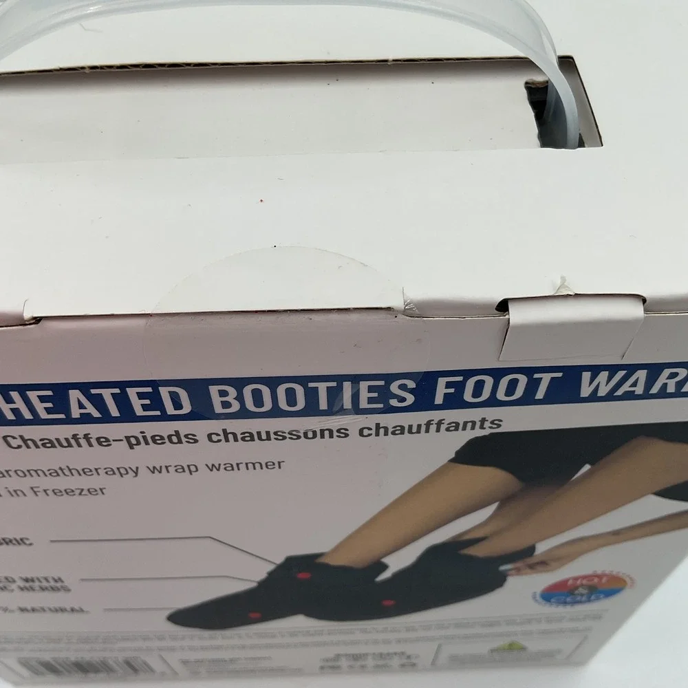 TRAKK Relaxation‎ Collection Heated Bootie Foot Warmer Microwave Chill Freezer